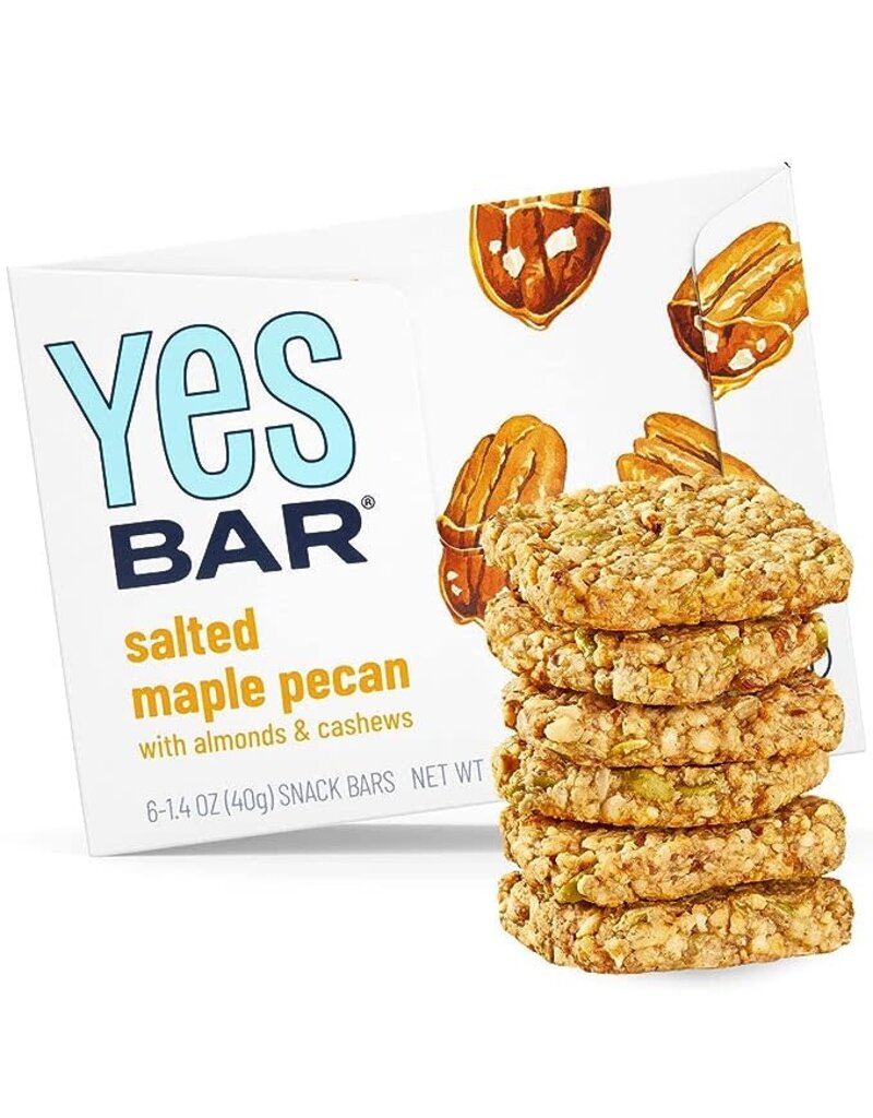 Yes Bar Yes Bar - Salted Maple Pecan - Gourmet Plant-Based Snack Bar