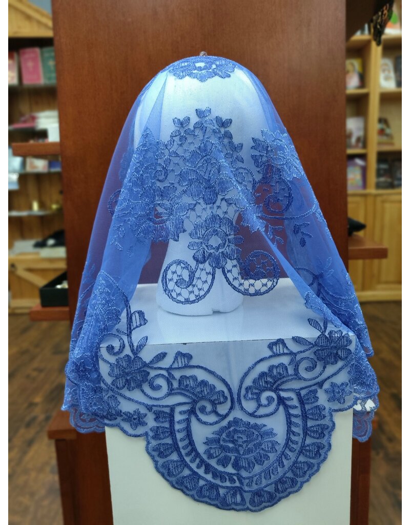 St. Stephen's Bookstore Spanish Veil Madonna Blue-Elaina