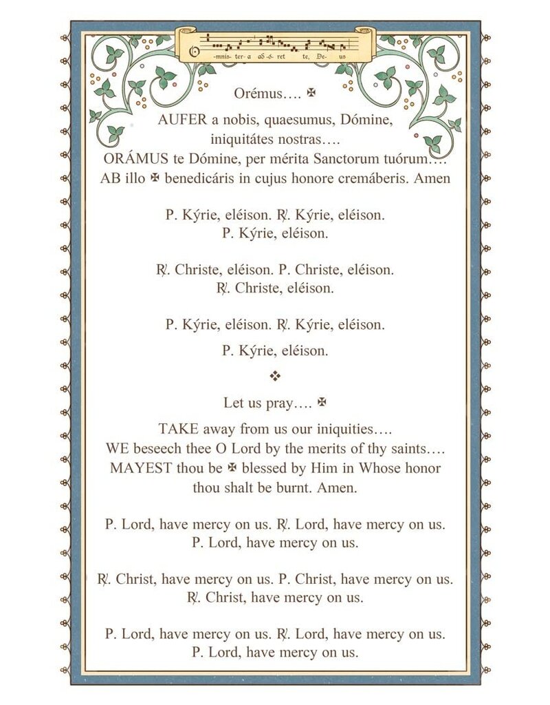 Tan Books Sanctus, Sanctus, Sanctus: An Introductory Latin Missal for Children