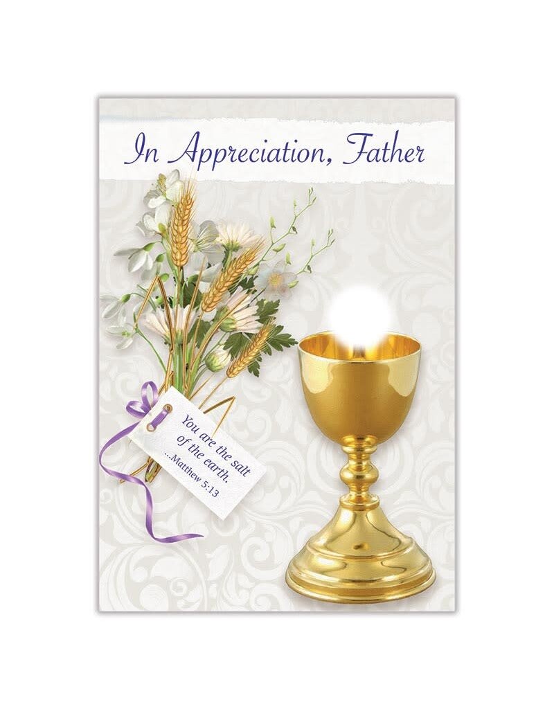 Christian Brands In Appreciation, Father - Priest Thank You Card