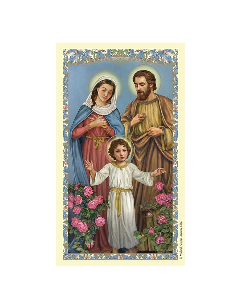 Christian Brands Laminated Prayer to Saint Joseph for Purity Holy Card