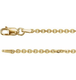 Stuller 14K Yellow Gold-Filled Cable Chain 24"