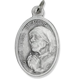 1" St. Teresa of Calcutta Oxidized Medal