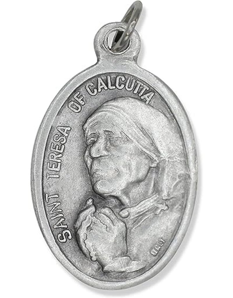 1" St. Teresa of Calcutta Oxidized Medal
