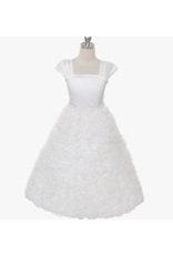 Kid's Dream Rosette Skirt Sleeve Dress