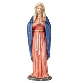 Goldscheider of Vienna 11.75" Veronesse Praying Madonna Hand-Painted Resin Statue