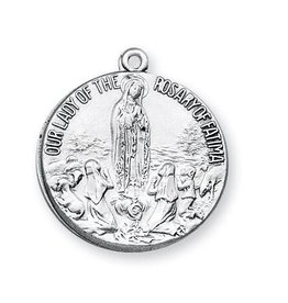 HMH Religious Sterling Silver Our Lady of the Rosary of Fatima