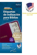 Tabbies Spanish Bible Tabs - Old & New Testament - Gold Edge
