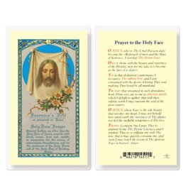 WJ Hirten Laminated Holy Card Prayer to the Holy Face