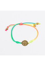 My Saint My Hero Serenity Blessing Bracelet - Gold/Rainbow