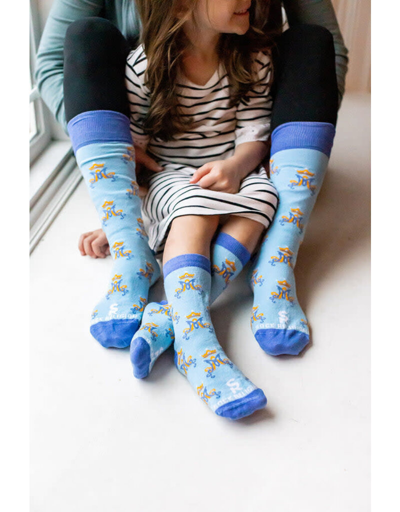 Sock Religious Sock Religious Marian Monogram Kids Socks