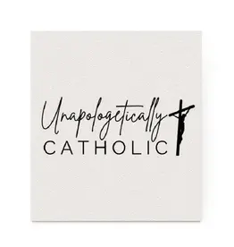 Unapologetically Catholic Crucifix Swedish Dishcloth