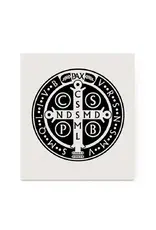 Saint Benedict Medal Swedish Dishcloth