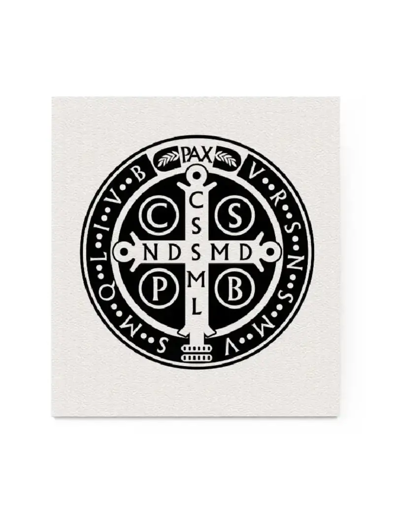 Crows Nest Atelier Saint Benedict Medal Swedish Dishcloth