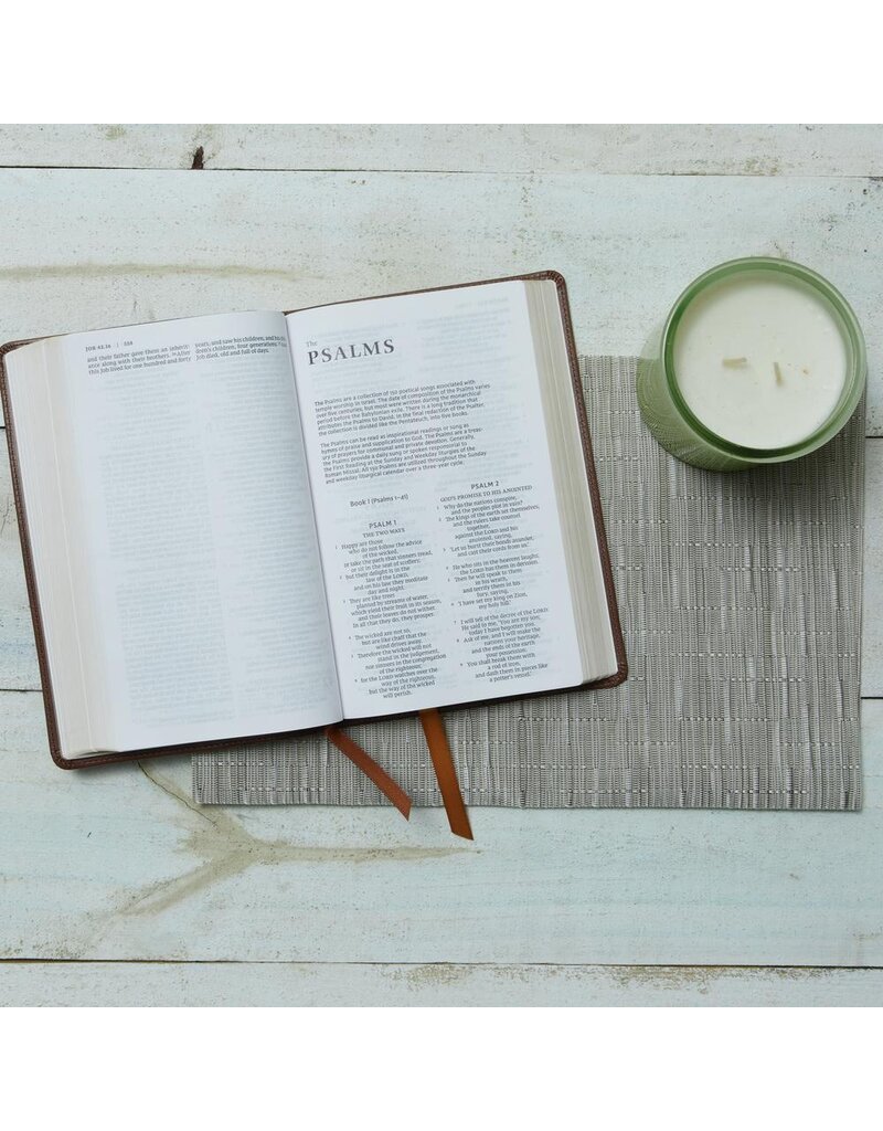 Catholic Bible Press NRSV Catholic Gift Bible (Comfort Print) - White Leathersoft