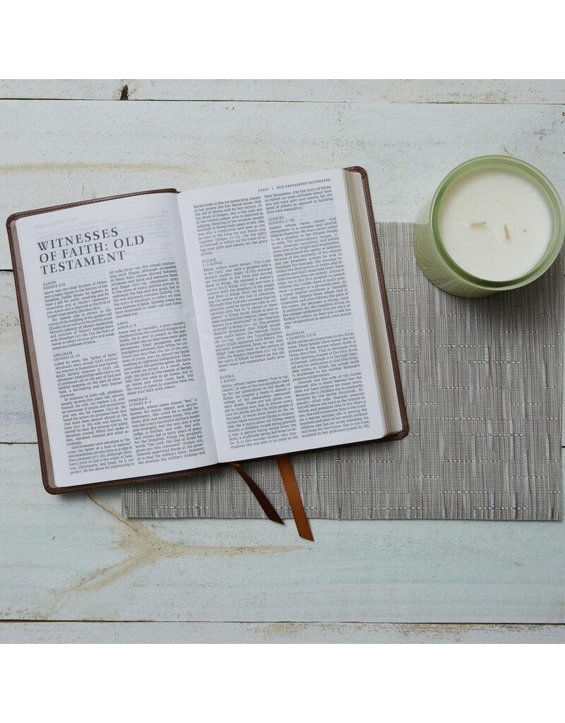 Catholic Bible Press NRSV Catholic Gift Bible (Comfort Print) - White Leathersoft