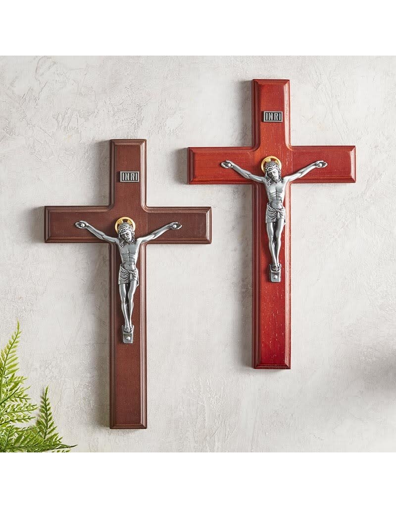 Jeweled Cross Company 10'' Walnut St Mark Crucifix