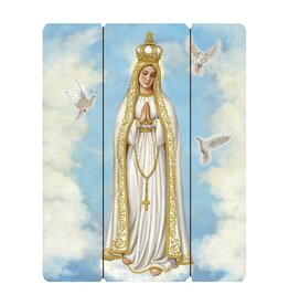 Gerffert Our Lady of Fatima Wooden Pallet