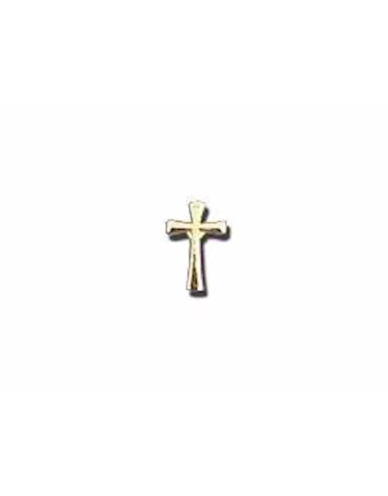 Swanson Christian Products Gold Cross Lapel Pin