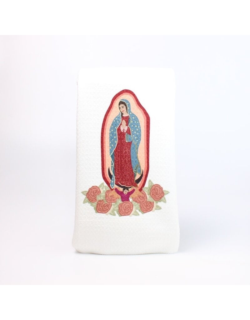 Sketch + Sentiment Our Lady of Guadalupe Tea Towel