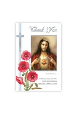 Christian Brands Sacred Heart Thank You Card