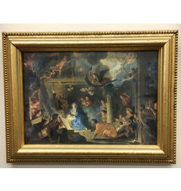 9 X 7" Adoration of the Shepherds by Le Brun