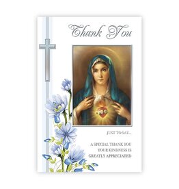 Christian Brands Immaculate Heart Thank You Card