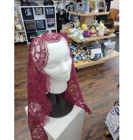 St. Stephen's Bookstore Bordeaux Medallion Spanish Veil