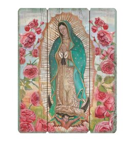 Christian Brands Wood Pallet Sign - Our Lady Of Guadalupe