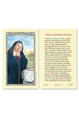 Ambrosiana Our Lady of Sorrows Laminated Holy Card