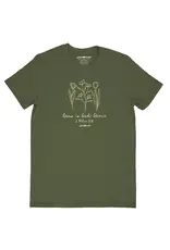 Kerusso Grow in Grace T Shirt Moss Green Large