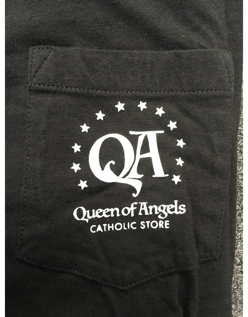 Queen of Angels Faith American Flag T-Shirt