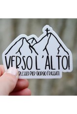 Verso L'Alto - Bl. Pier Giorgio Frassati Vinyl Sticker