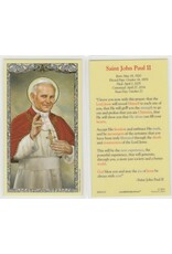 Ambrosiana Laminated Holy Card St. John Paul II