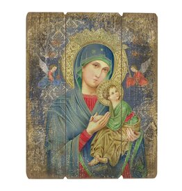 Christian Brands Our Lady of Perpetual Help Wood Pallet