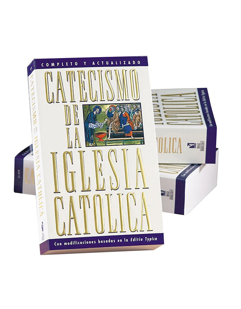Image Catholic Books Catecismo De Las Iglesia Catolica (Spanish Catechism of the Catholic Church, White)