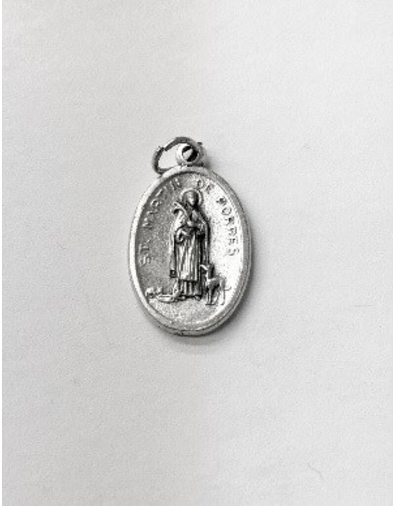 Lumen Mundi St. Martin de Porres Oxidized Medal