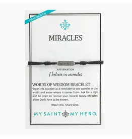 My Saint My Hero Words of Wisdom Bracelets - Miracles