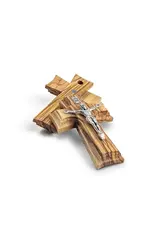 Logos Trading Post Olive Wood Wall Cross with Magnet