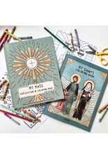 Little Rose Shop Catholic Coloring Book (Mass and Saints)