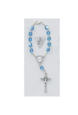 McVan Blue Our Lady of Lourdes Auto Rosary