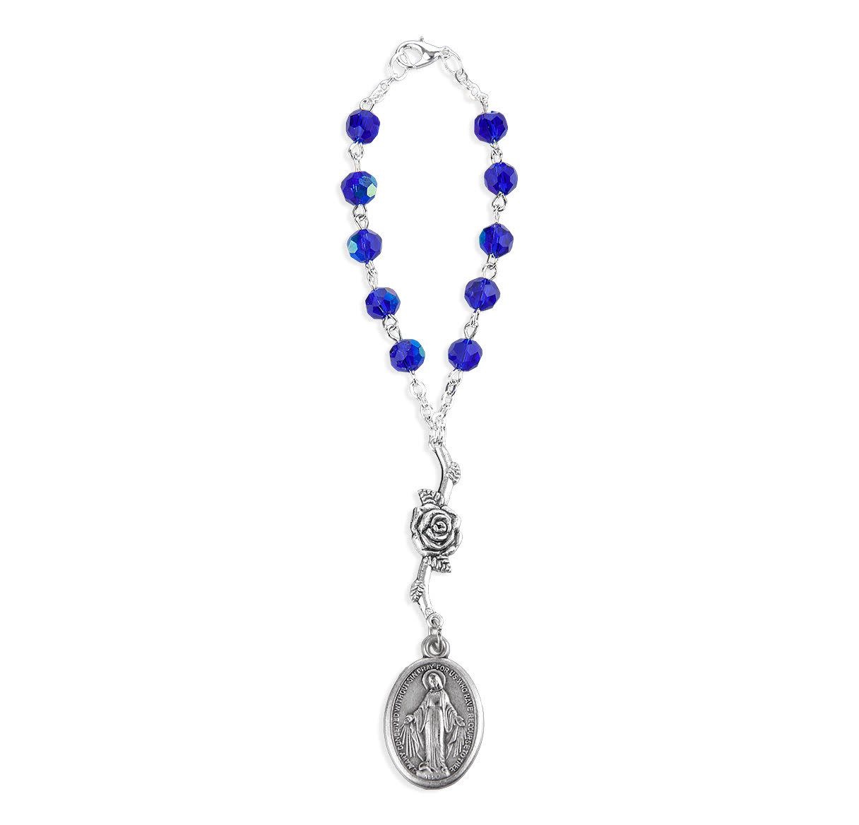 WJ Hirten One Decade Miraculous Medal Rosary for Miracles Queen of