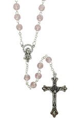 Costa Articoli Religiosi Pink Crystal Rosary