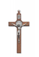 McVan 8" Walnut St. Benedict Crucifix