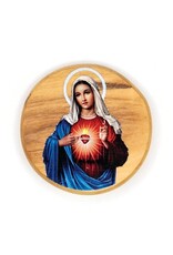 Logos Trading Post Immaculate Heart Round Icon Ornament