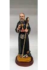 Liscano, Inc. 9" St. Benedict Statue with Medal