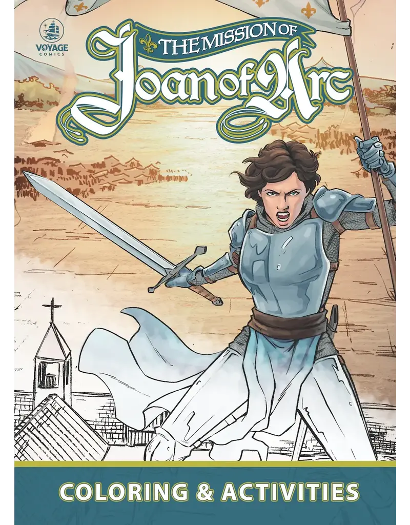 Voyage Comics Mission of Joan of Arc Coloring and Activity Book