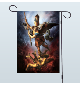 Saint Michael the Archangel Garden Flag