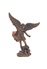 Goldscheider of Vienna St. Michael Statue in Cold Cast Bronze 4"