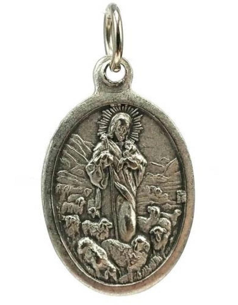 Lumen Mundi 1" Good Shepherd Oval Medal